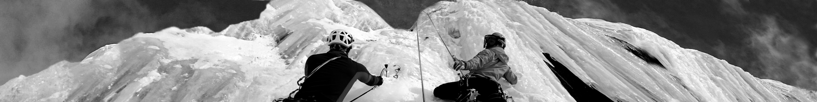 Illustration d'une escalade sur un glacier